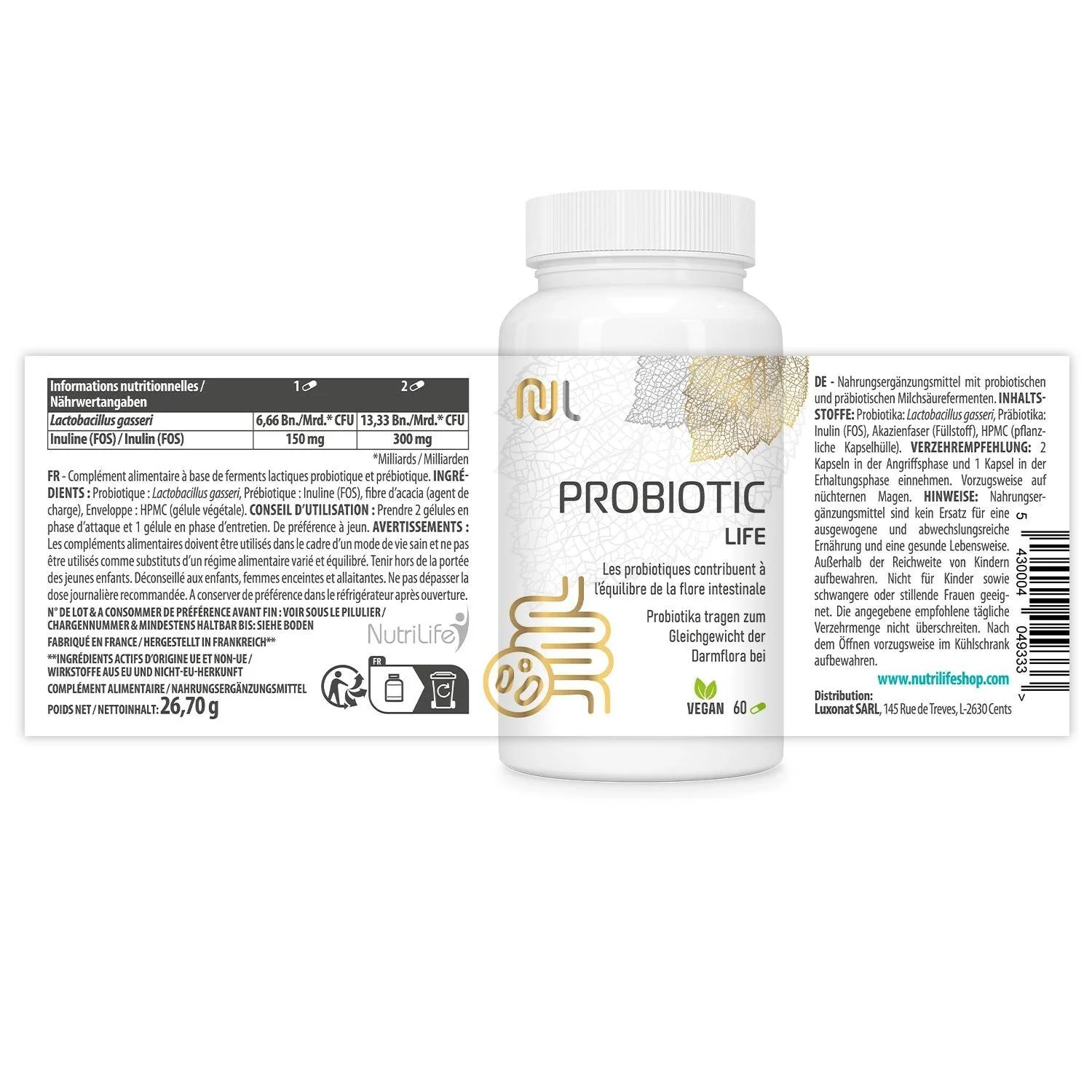 Probiotique Lactobacillus gasseri, Probiotic Life - Image 5